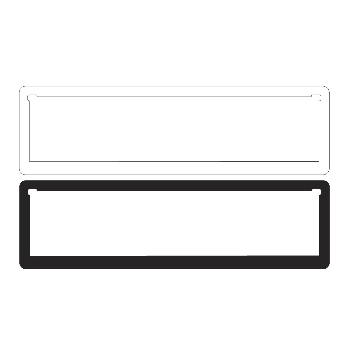 Slimline Surround With Tag (1 Per Pack) FM12